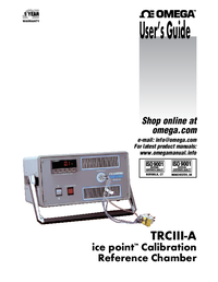 Thumbnail of document Manual - TRCIII-A Portable Ice Point Calibration-Temp. Reference Chamber